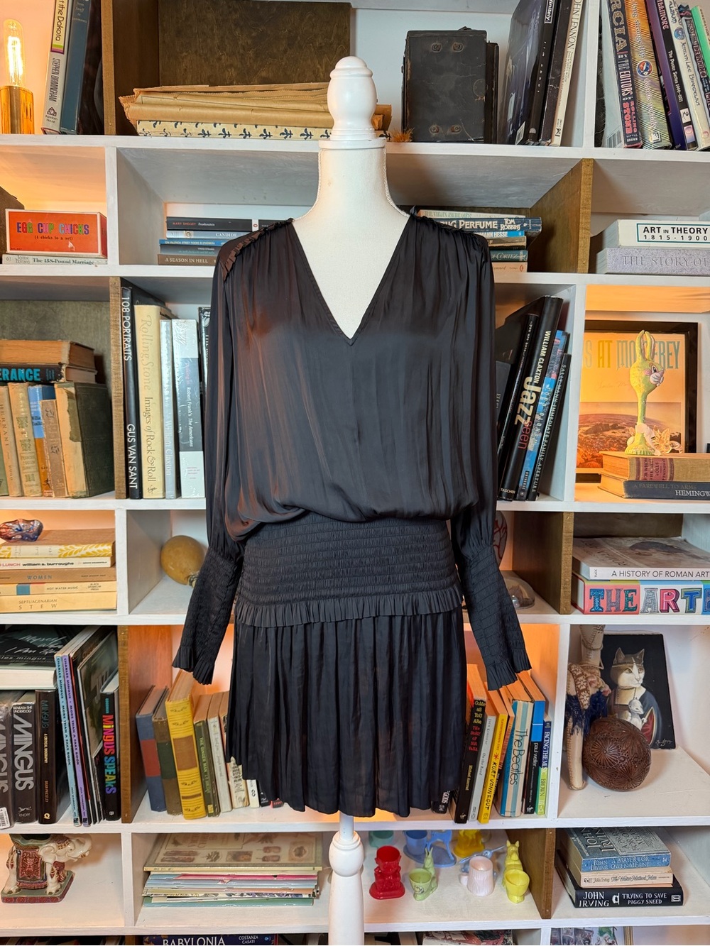 Ulla Johnson Smocked Drop waist dress